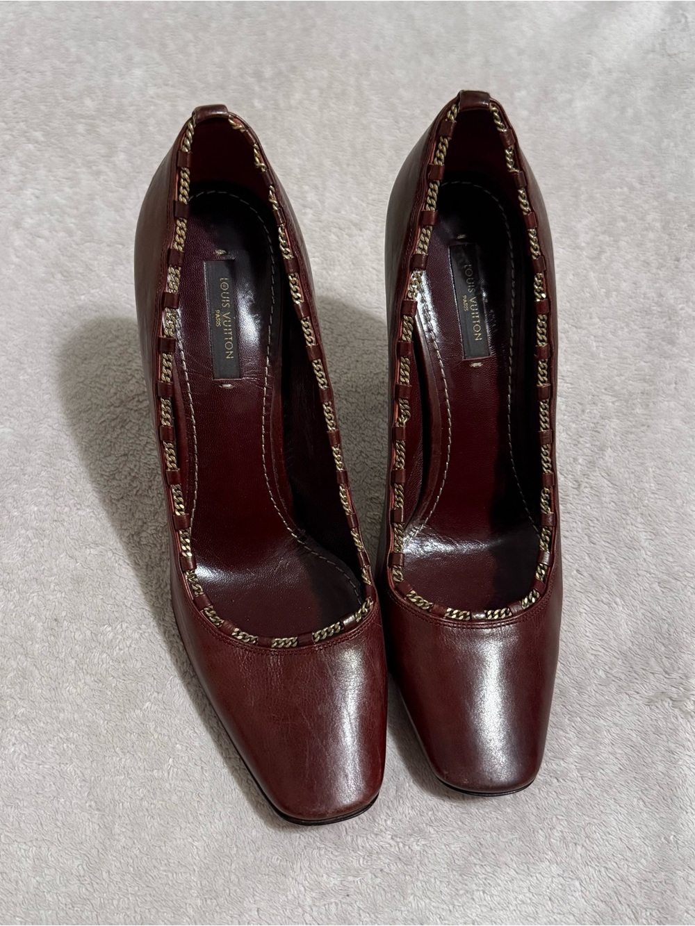 Louis Vuitton Leather Heels – Pre-Owned – True to Size – Narrow Fit